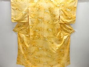 花模様小紋着物